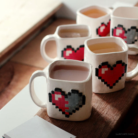 february | pixel love mug ⛏❤️